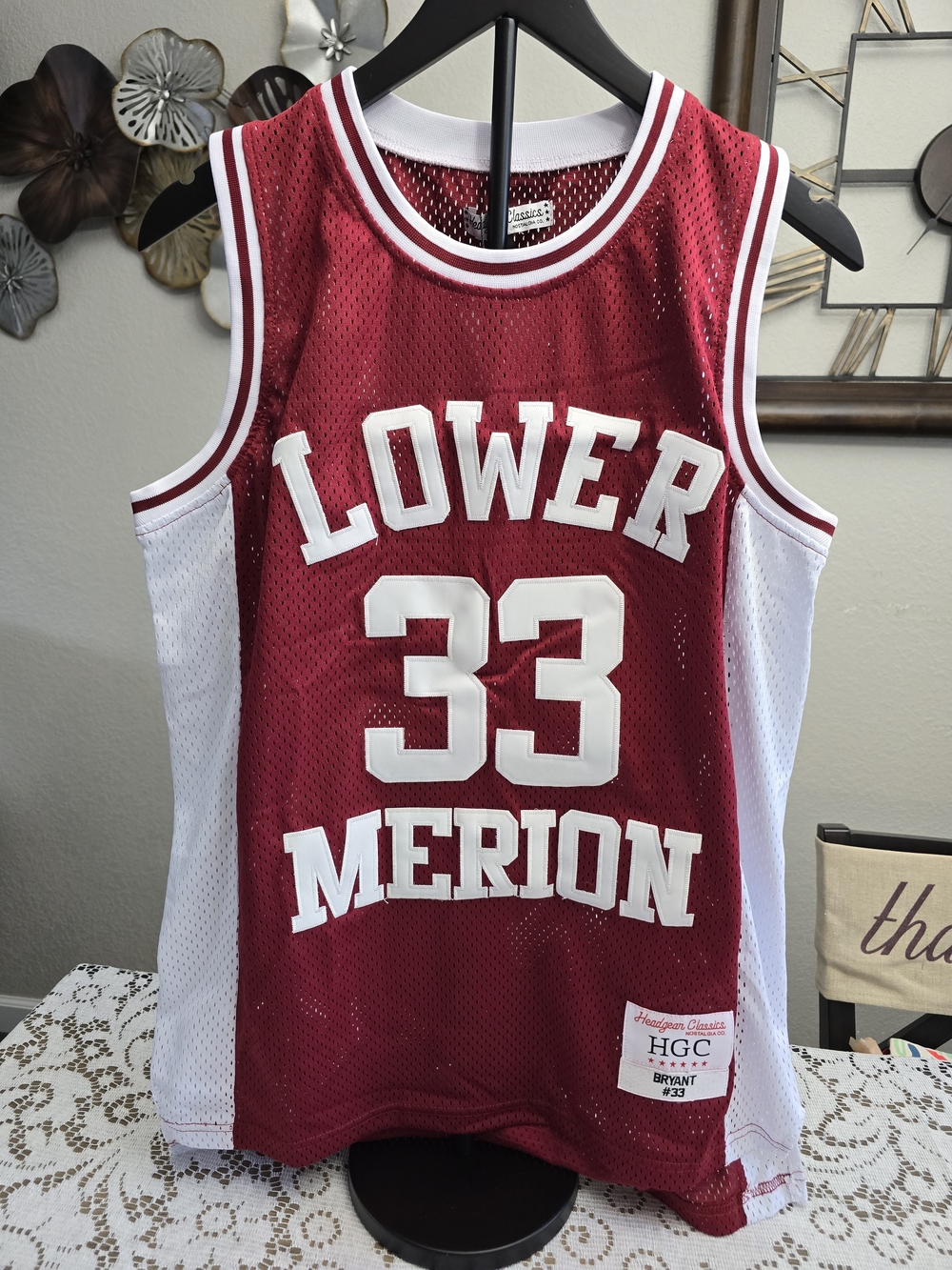 Kobe Bryant Lower Merion #33 High School Basketball Jersey - HGC